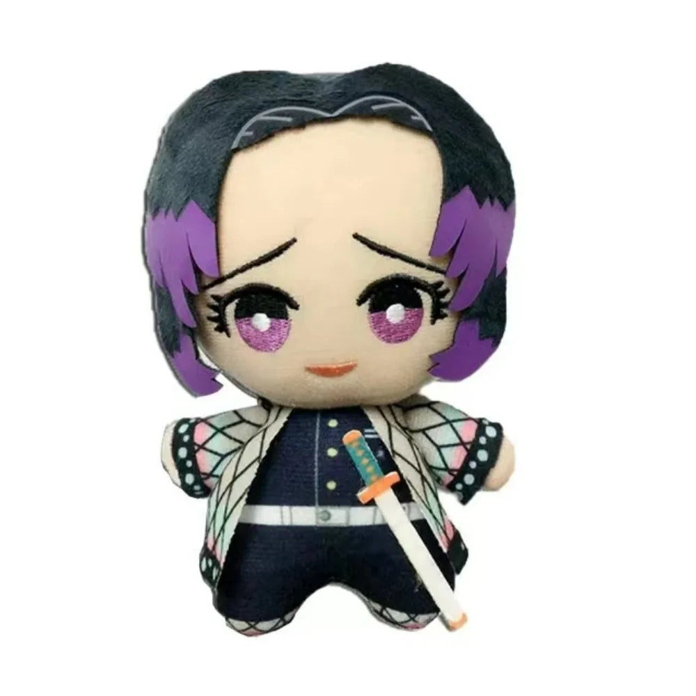 Demon Slayer Plush Doll Tomioka Giyu Kamado Tanjirou Nezuko Agatsuma Zenitsu Anime Plushie Keychain Cosplay Kids Gift