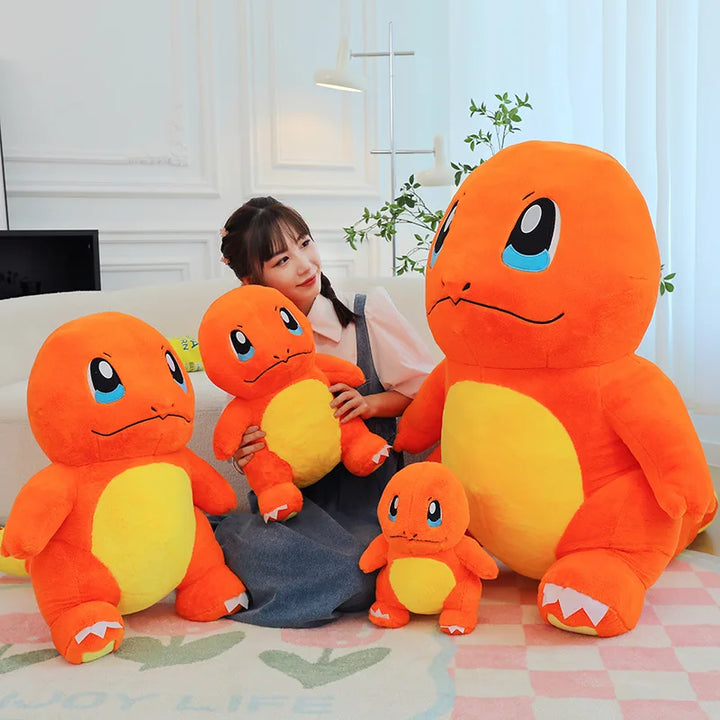 30-60cm Pokemon Charmander Large Plush Toy Kawaii Charizard Cartoon Anime Plushies Doll Pokémon Stuffed Toys for Children Gift