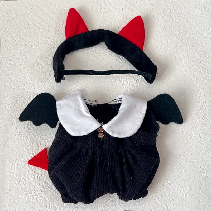 Labubu Doll Clothes Shawl Set Trend Halloween For 15-17cm Ropa 3.0 Labubu V1 V2 V3 Clothes Sitting Party Accessories