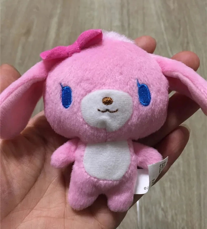 Sugarbunnies Kurousa Shirousa Hanausa Momousa Plush Keychains Rabbit Cute Kawaii Bag Keychain Key Chain Keyring Girls Toys