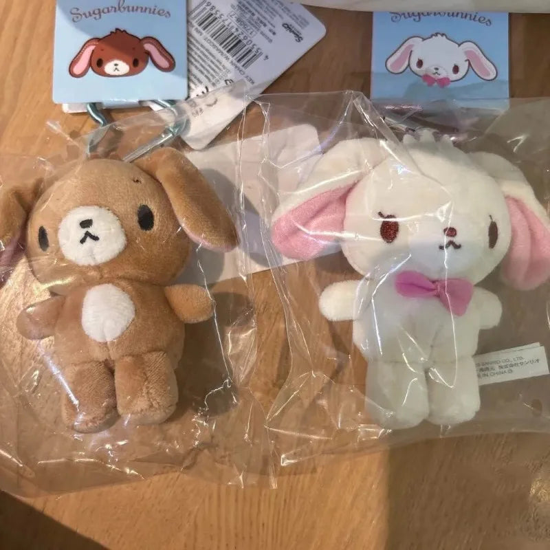 Cartoon Sugarbunnies Plush Pendant Keychain Backpack Doll Pendant Decoration Cute Soft Toys for Boys and Girls Holiday Gifts