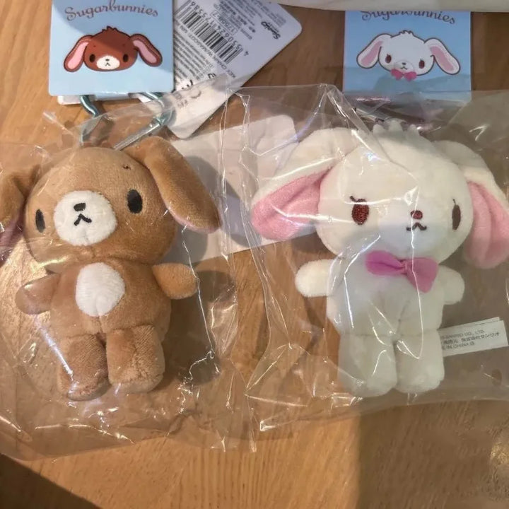 Cartoon Sugarbunnies Plush Pendant Keychain Backpack Doll Pendant Decoration Cute Soft Toys for Boys and Girls Holiday Gifts