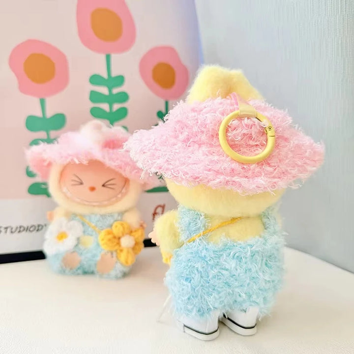 15cm/17cm Labubu Doll Costume Sitting Party 1st And 2nd Generation Little Devil Angel Set Cute DIY Gift