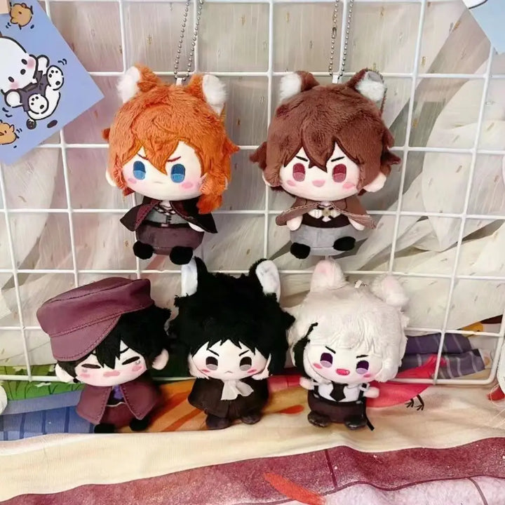 Bungou Stray Dogs Plush Pendant Edogawa Ranpo Ryunosuke Akutagawa Nakahara Chuuya Dazai Osamu Dostoevsk Gogol Anime Stuffed Doll