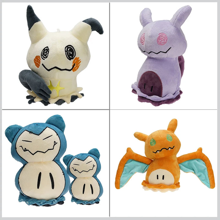 Pokemon Mimikyu Mewtu Snorlax Plush Toys Kawaii Soft Pillow Stuffed Christmas Gift for Children 20cm Pokémon Anime Plushie Dolls