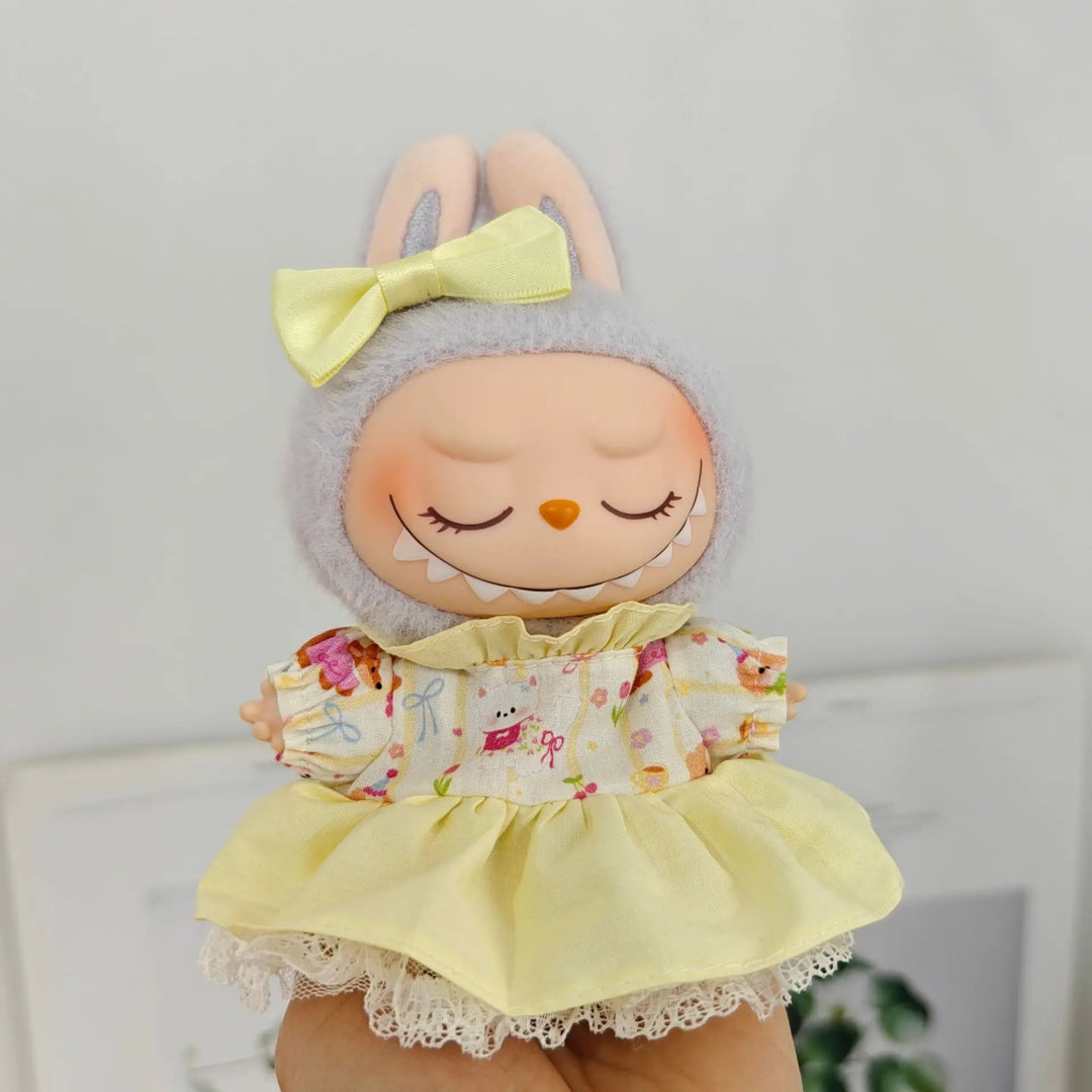 Labubu Doll Clothes Couple's Clothing Bestie Outfits Classmate Uniforms 15/17cm Plush Doll'S Clothes Replacement Accessories
