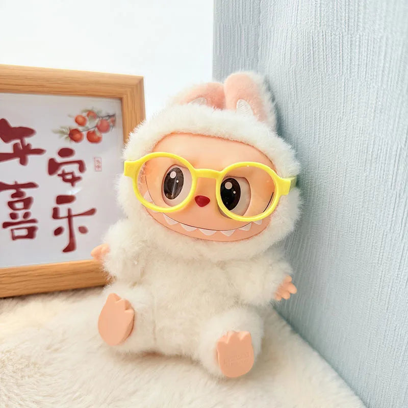 Labubu Doll Grasses 15/17cm Plush Doll'S Accessories Sitting Party Labubu I II Idol Dolls Grasses