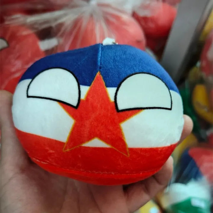 10cm Country Ball Plush Toys 70 styles Polandball Pendant Country Balls Countryball Stuffed Doll Halloween Decor Gifts for Kids
