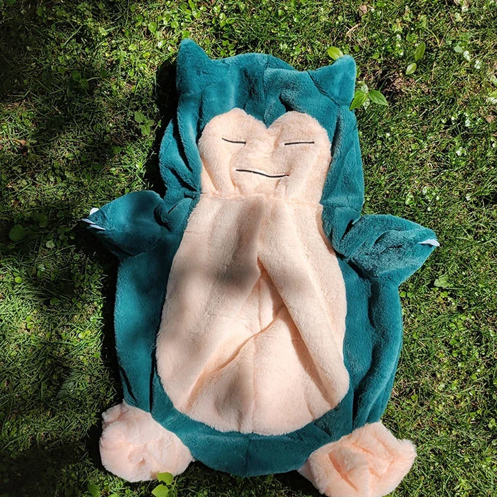 30-90cm Large Pokemon Plush Toys Snorlax Anime Plushie Leather Holster Semi-finished Pokémon Snorlax Soft Pillow Children Gift