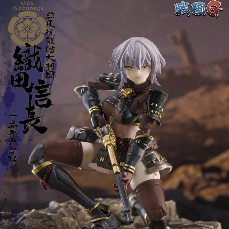 Warring States G Series Action Figure Oda Nobunaga Japanese Warring States Heroes Women Soldier 1/12 Collectible Custom Toy