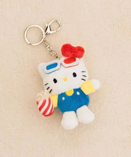 Kawaii Sanrio Hello Kitty Plush Toys Keychain Cartoon Backpack Keychain Accessories Doll Girl Birthday Creative Gift Peripherals