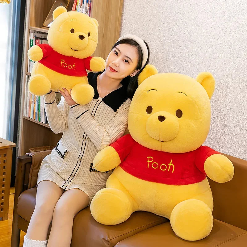 30/70cm Disney Winnie The Pooh Plush Toys Cute Large Stuffed Toys Cartoon Stuffed Anime Plushie Big Bear Doll Xmas Gift for Kids
