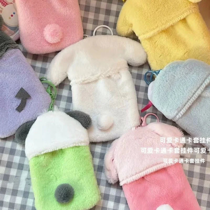 Cute Cartoon Kuromi Melody Anime Peripheral Card Holder 3-Inch Photo Id Storage Cute Cartoon Portable Storage Card Holder Gift