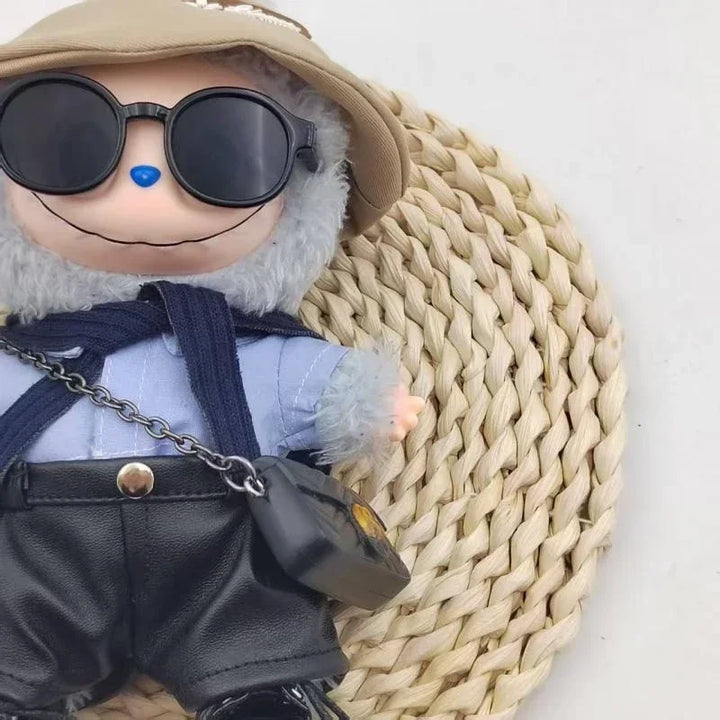 For 17cm Labubu Doll Clothing High-end Trendy Clothing Handmade Custom Niche Design Mini Suit Labubu Exquisite Fashion Outfit