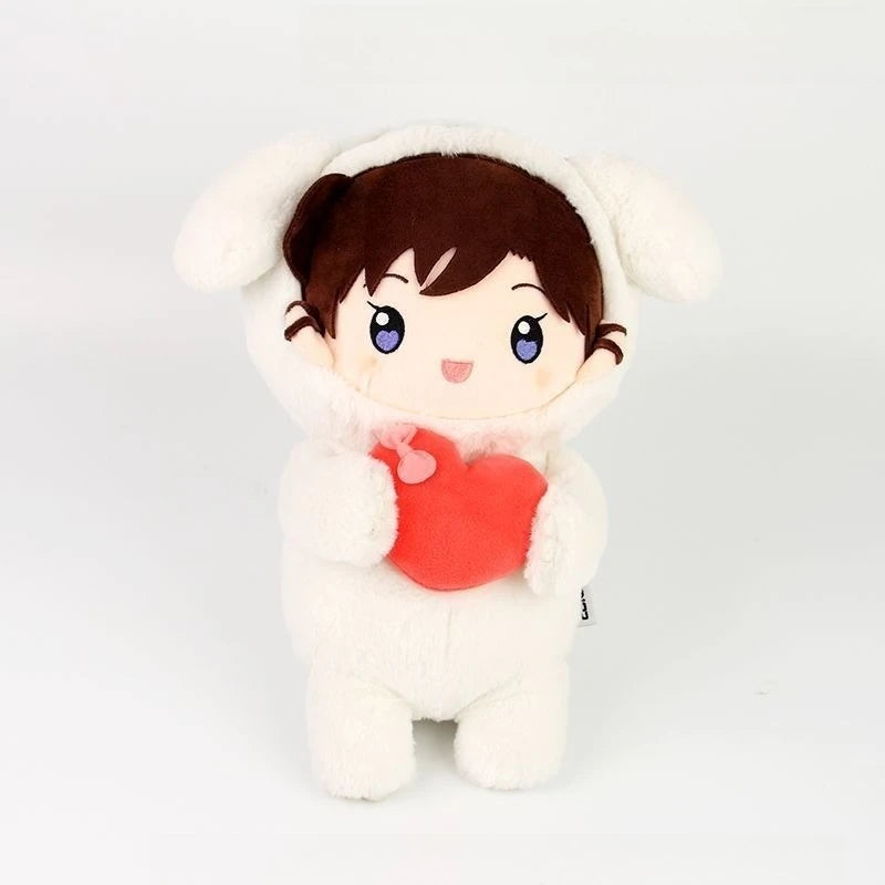 33cm Cartoon Conan Edogawa/Rachel Moore Soft Plush Doll Cute Cartoon Toy Sofa Bedroom Pillow Ornament for Friends Holiday Gifts