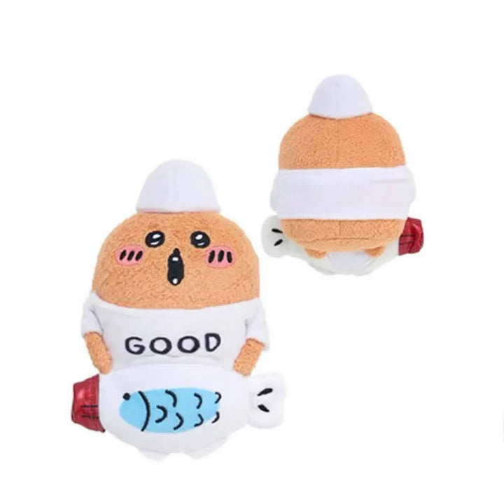 Anime Joke Bear Plush Doll Pendant Creative Naganos Polar bear Bag Pendant Kawaii Soft Stuffed Keychain Accessories Girly Heart