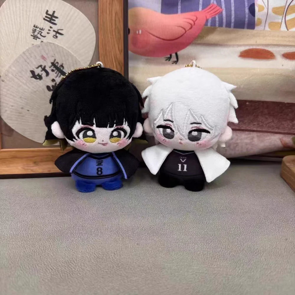 Blue Lock Plush Dolls Isagi Yoichi Chigiri Hyoma Bachira Meguru Nagi Seishiro Game Anime Figure Pendant Keychain Stuffed Toys