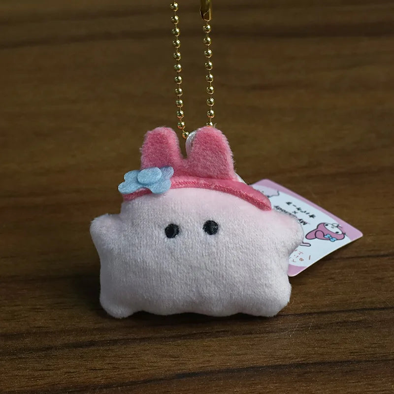 sanrios cute Halloween ghost my melody hello kitty cinnamoroll plush keychain PomPomPurin Mini bag Accessories Birthday Gift