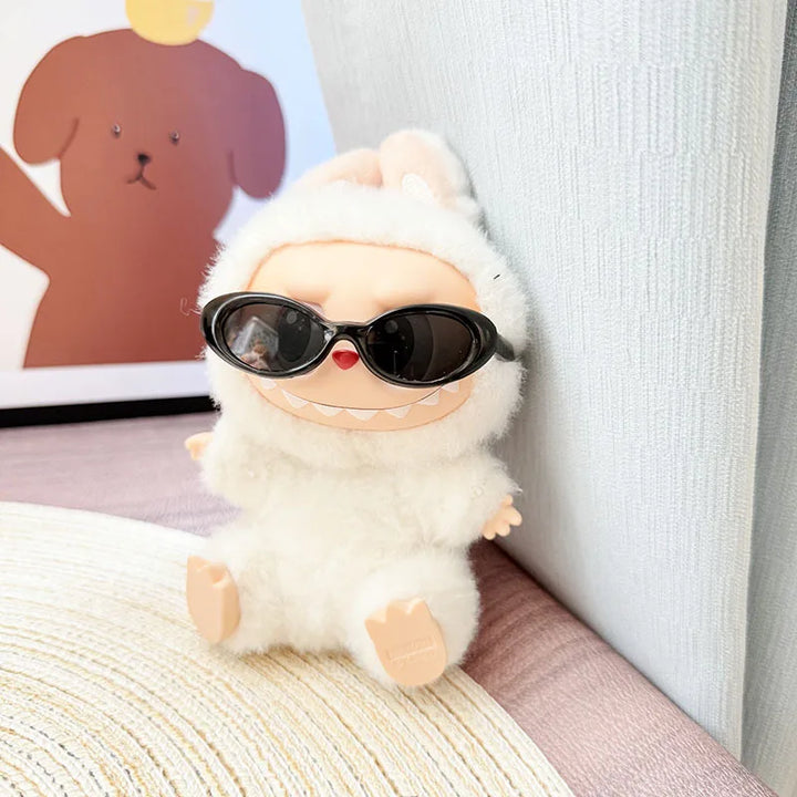 Labubu Doll Grasses 15/17cm Plush Doll'S Accessories Sitting Party Labubu I II Idol Dolls Grasses