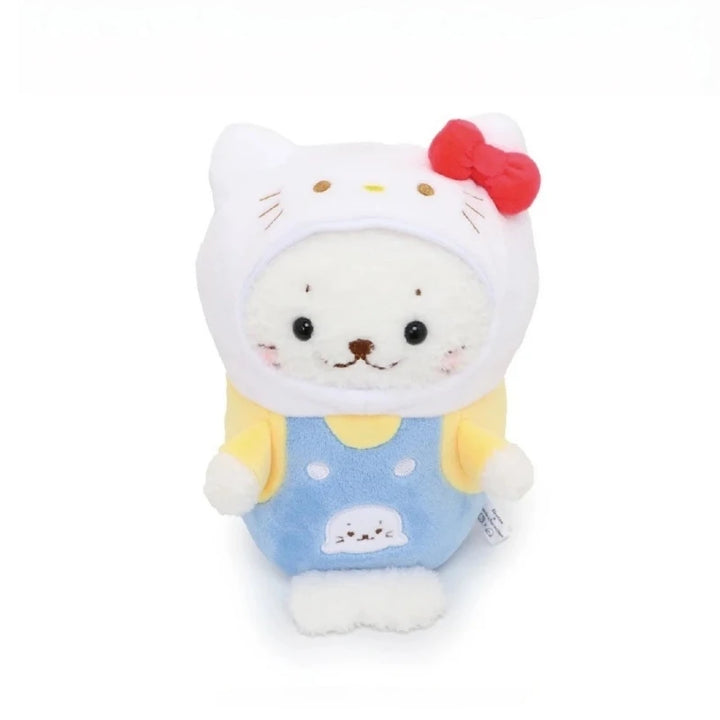 kawaii Little Otter Pendant Doll keychain Sanrios Plush Doll Pendant cartoon hello kitty Bag Pendant cute dress up Accessories