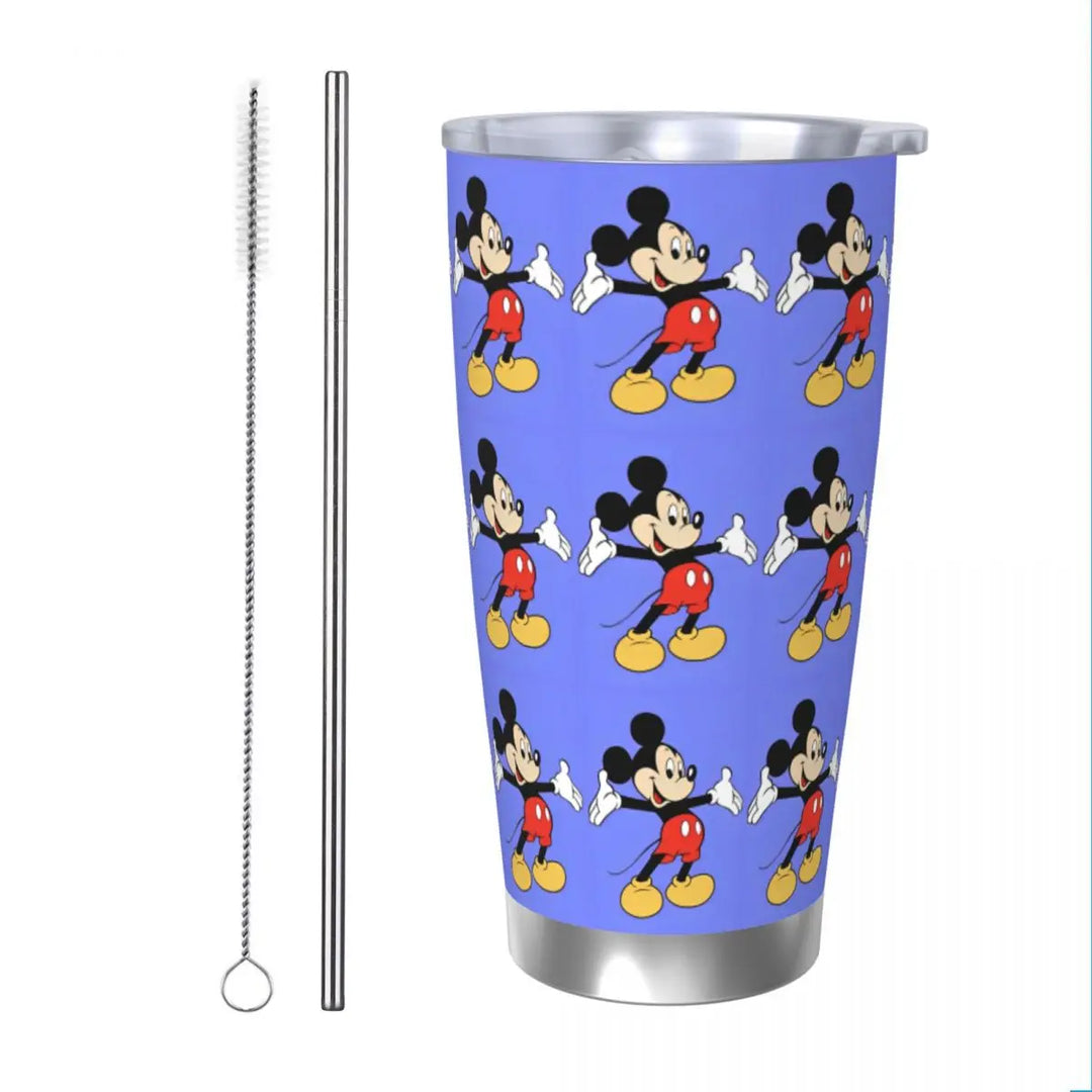 Cartoon Pumpkin Mickey Mouse Tumbler Vacuum Insulated Halloween Design Coffee Cups Vacuum Flask Outdoor Mug Water Bottle, 20oz