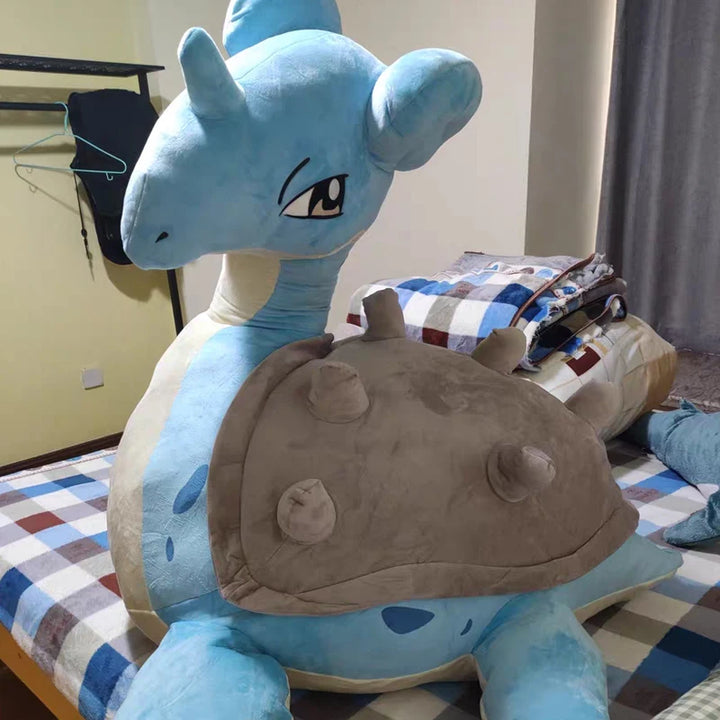 38cm Pokemon Lapras Plush Toys Anime Doll Cute Ornament Pokémon Cartoon Stuffed Plushie Pillow Gift for Children Christmas