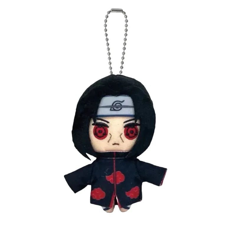 Naruto Uzumaki Hatake Kakashi Gaara Uchiha Itachi Mini Plush Pendant Role Playing Keychain Backpack Decoration Stuffed Toy Doll