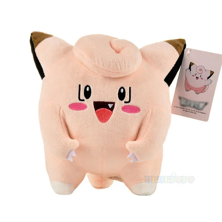 Original 21cm Cute Pokemon Clefairy Plush Toys Dolls Anime Pokemon Clefairy Toys Doll Soft Stuffed Anime Plush Toys Gifts