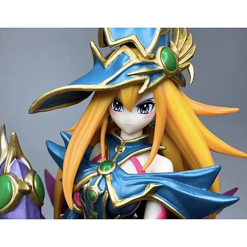 [In Stock] Original Yu Gi Oh! Anime Toy Dark Magician Girl Figure Model Computer Desktop Decoration Toy