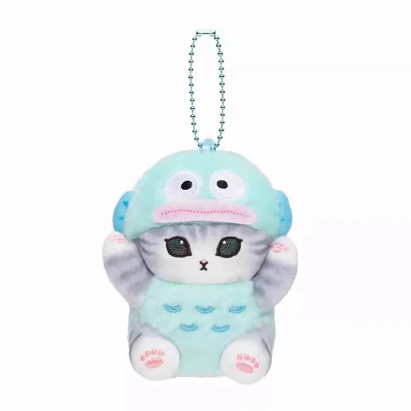 Sanrio Hello Kitty Gudetama Kawaii Cartoon Kero Kero Keroppi Plush Toys Backpack Pendant Doll Accessories Girl Boy Keychain Gift