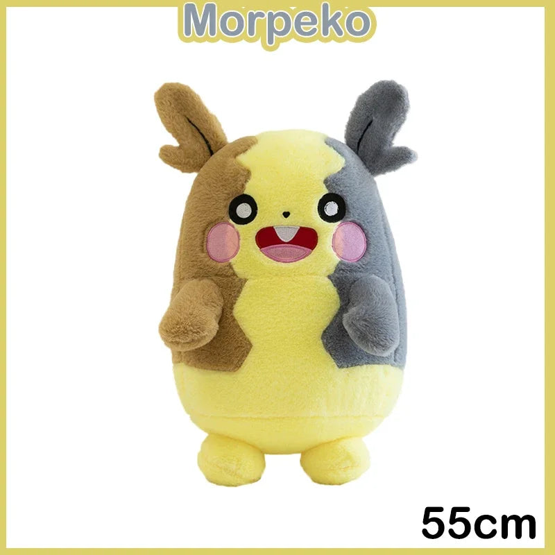 Pokemon Riolu Morpeko Lucario Plush Toys 35-80cm Kawaii Pillow Stuffed Christmas Gifts for Childrens Pokémon Anime Plushie Dolls