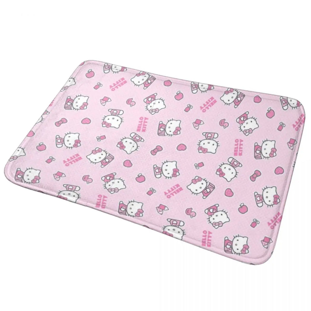 Hello Kitty Cartoon Memory Foam Bathroom Rugs Ultra Soft Non-Slip Carpet Bath Mat Water Absorbent for Shower Tub