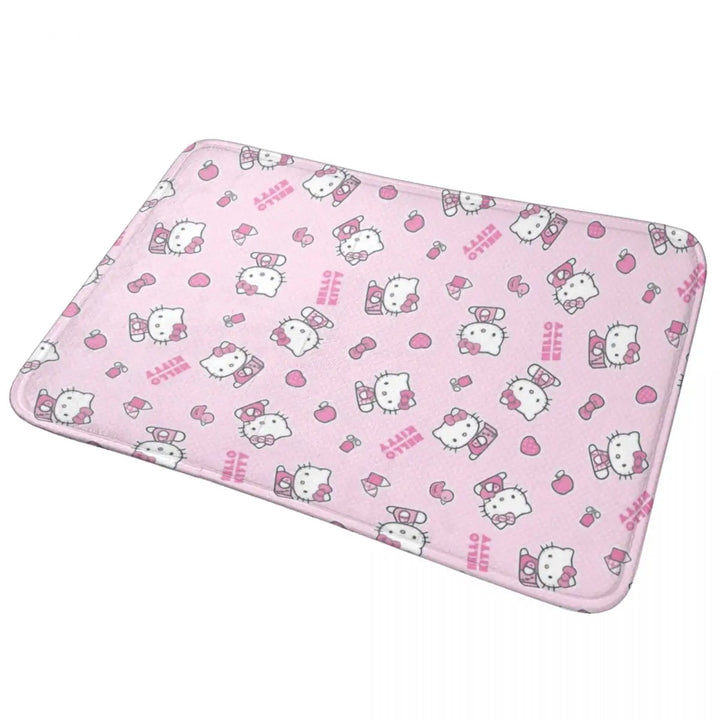 Hello Kitty Cartoon Memory Foam Bathroom Rugs Ultra Soft Non-Slip Carpet Bath Mat Water Absorbent for Shower Tub