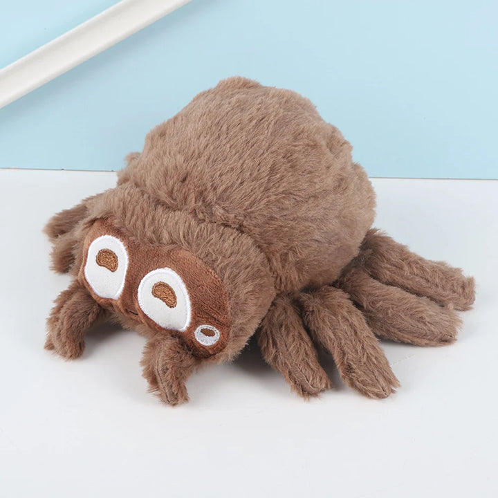 Scary Black Spider Plush Toys Realistic Wild Animal Spider Stuffed Dolls Simulation Insect Soft Plushie Halloween Party Gifts
