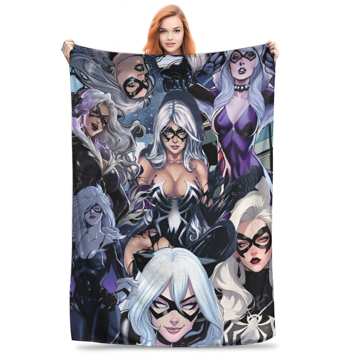 Luna Snow for Rivals Blanket Hero Shooter Video Game Fleece Funny Warm Throw Blanket for Coverlet All Season