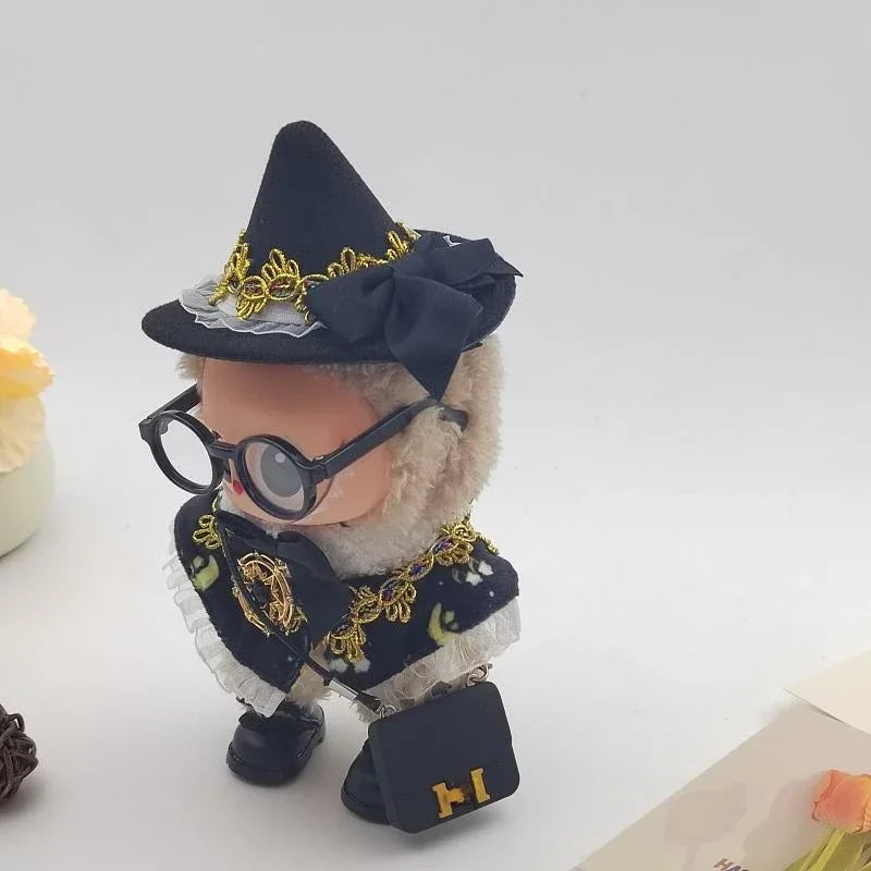 For 17CM Labubu Doll Clothing Unique Design Magician Set 1/2 Generation Labubu Trendy Matching Clothing Exquisite Accessories