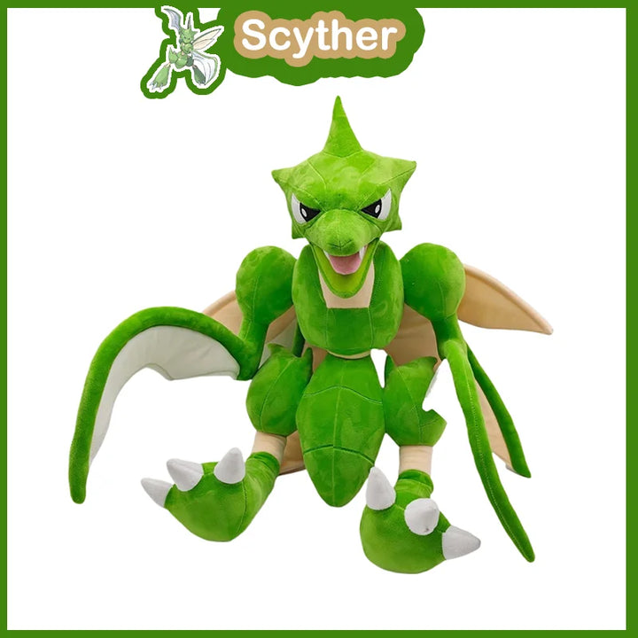 Pokemon Scyther Plush Toys Cute Anime Plushie Dolls 60cm Pokémon Cartoon Kawaii Stuffed Soft Pillow Christmas Gifts for Children
