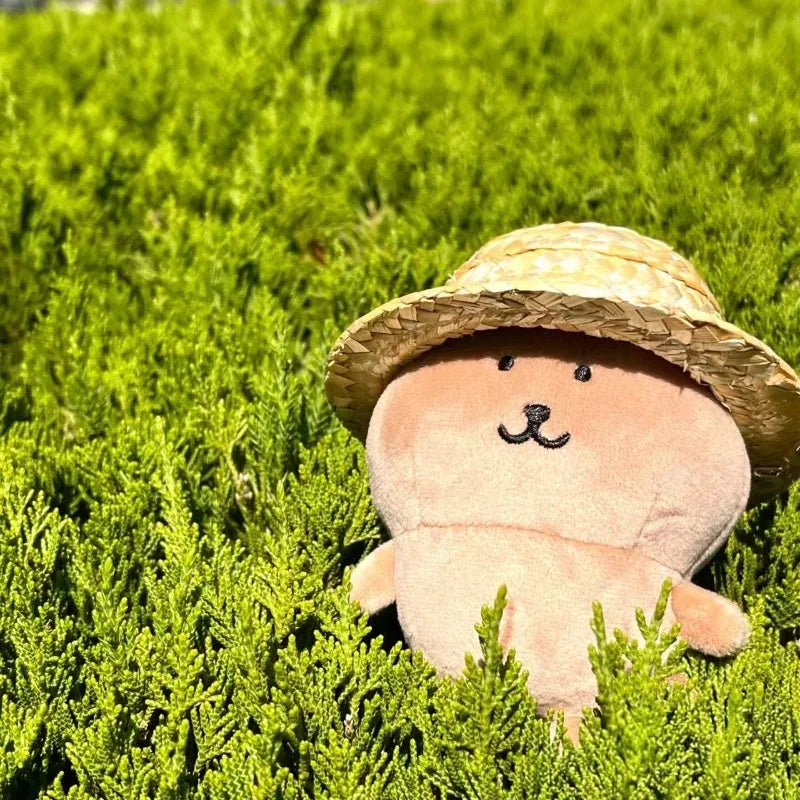 Anime Self deprecating Bear Cute Plush Pendant Nagano black skin joke bear Doll Toy Plush School Bag Pendant  Decoration Gift