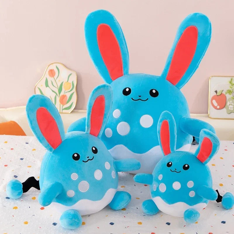 Pokemon Azumarill Marill Plush Toys 22-65cm Kawaii Soft Pillow Stuffed Christmas Gifts for Childrens Pokémon Anime Plushie Dolls