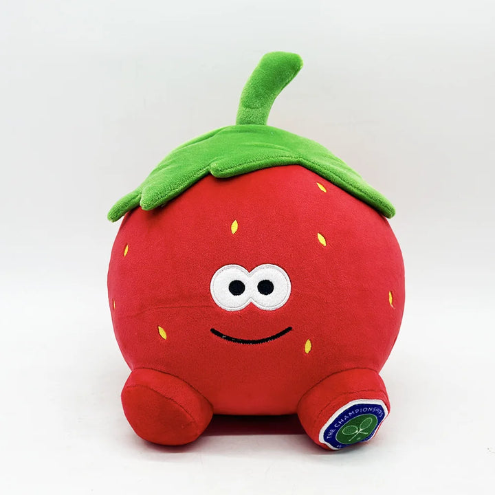 Kawaii Stuffed Fruit Wimbledon Strawberry Plush Toy Soft Doll Big Sleeping Pillow Birthday Cute Gift for Girl