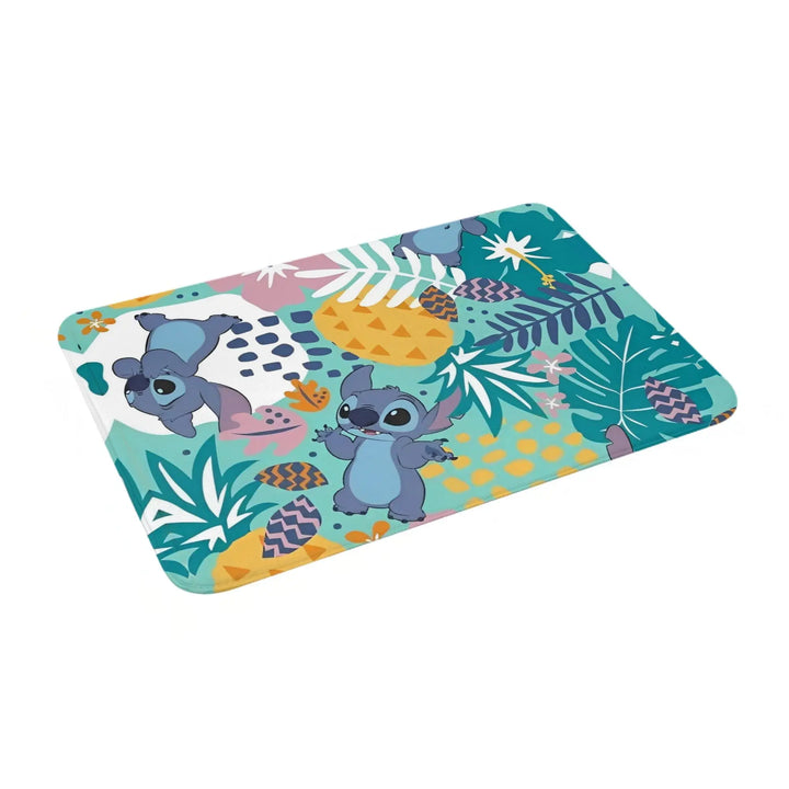 Stitch Cartoon Memory Foam Bath Mat Rug Non-Slip Water Absorption Lilo Cute Bathroom Floor Rugs Carpet For Kitchen Shower Bath