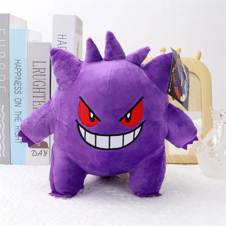 Kawaii Pokemon Gengar Magikarp Psyduck Soft Plush Toys Mew Mewtwo Poliwag Lapras Galarian Ponyta Stuffed Animals Peluche Dolls