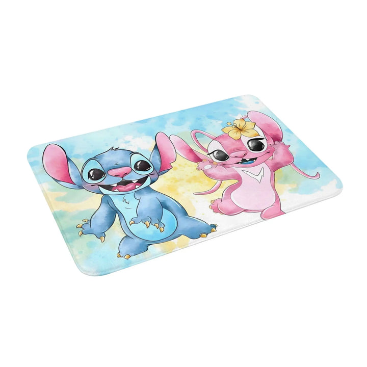 Lilo And Stitch Cartoon Memory Foam Bathroom Rugs Ultra Soft Non-Slip  Carpet Bath Mat Water Absorbent for Entrance
