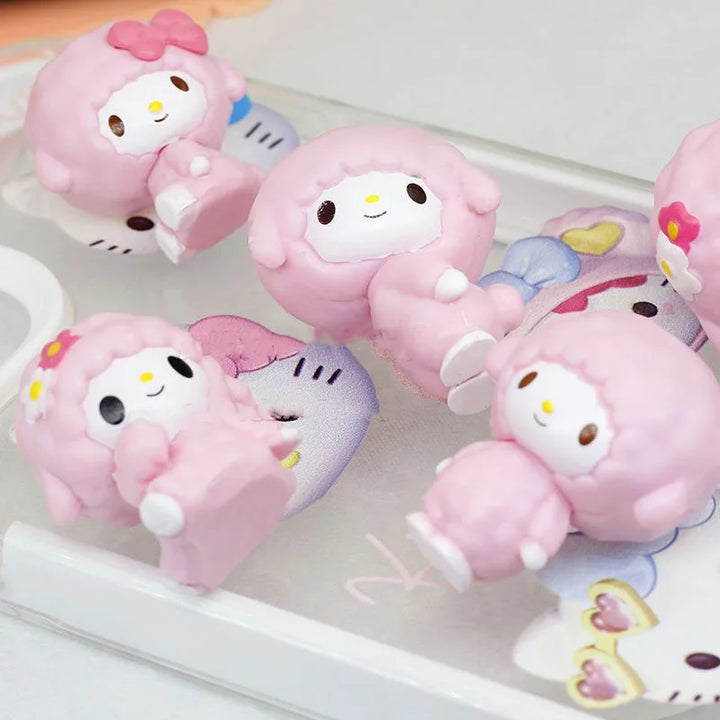 Sanrio My Sweet Piano Kawaii Mini Doll Model Decoration Diy Ornaments Accessories Handmade Materials Children's Festival Gifts