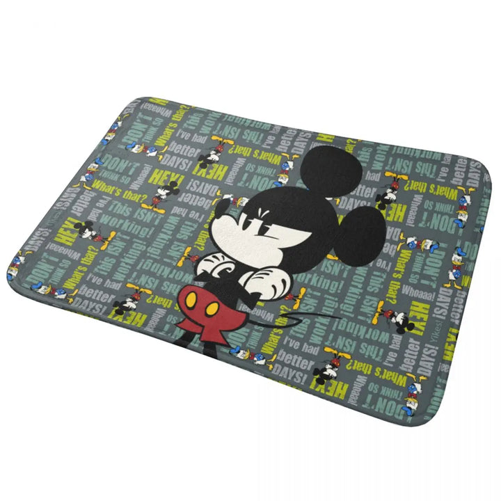 Mickey Mouse Memory Foam Bath Mat Rug Non-Slip Water Absorption Bathroom Floor Rugs Carpet For Bath Entrance Door Doormat