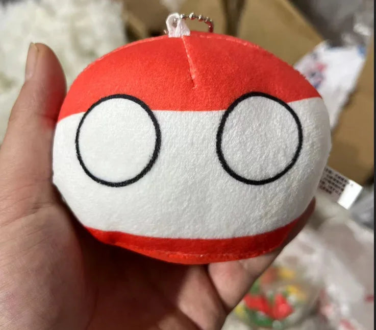 10cm Country Ball Plush Toys 70 styles Polandball Pendant Country Balls Countryball Stuffed Doll Halloween Decor Gifts for Kids