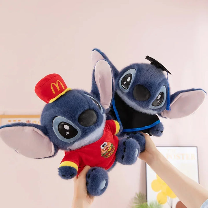35-45cm Disney Lilo and Stitch Plush Toys Anime Cartoon Plushie Stuffed Uniform Stich Dolls Kawaii Pillow Kids Birthday Gifts