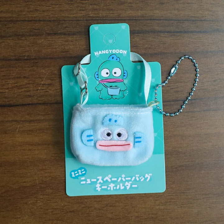 For Labubus doll Outfit Accessories Sanrios Hello Kitty Kuromi Cinnamoroll Melody Doll Hat mini bag Cute Doll Backpack Bag Set