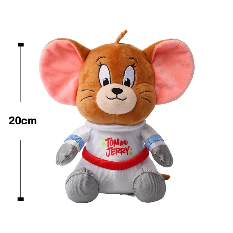 20cm Space Astronaut Tom and Jerry Stuffed Animal Doll Plush Toy Cute Original Perfect Birthday Gift