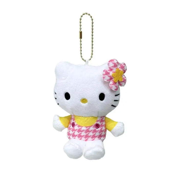 Kawaii Sanrio Hello Kitty Cartoon Cute Plush Toys Keychain Backpack Pendant Doll Accessories Couple Christmas Creative Gifts